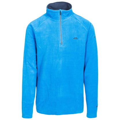 Blackford Mens Half Zip Microfleece in Bright Blue