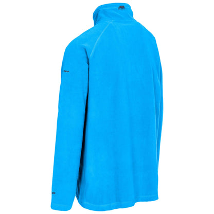 Blackford Mens Half Zip Microfleece in Bright Blue