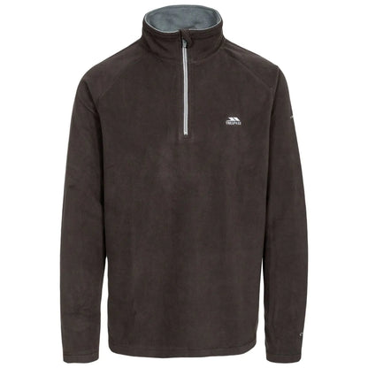 Blackford Mens Half Zip Microfleece in Black