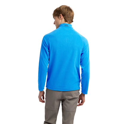 Blackford Mens Half Zip Microfleece in Bright Blue