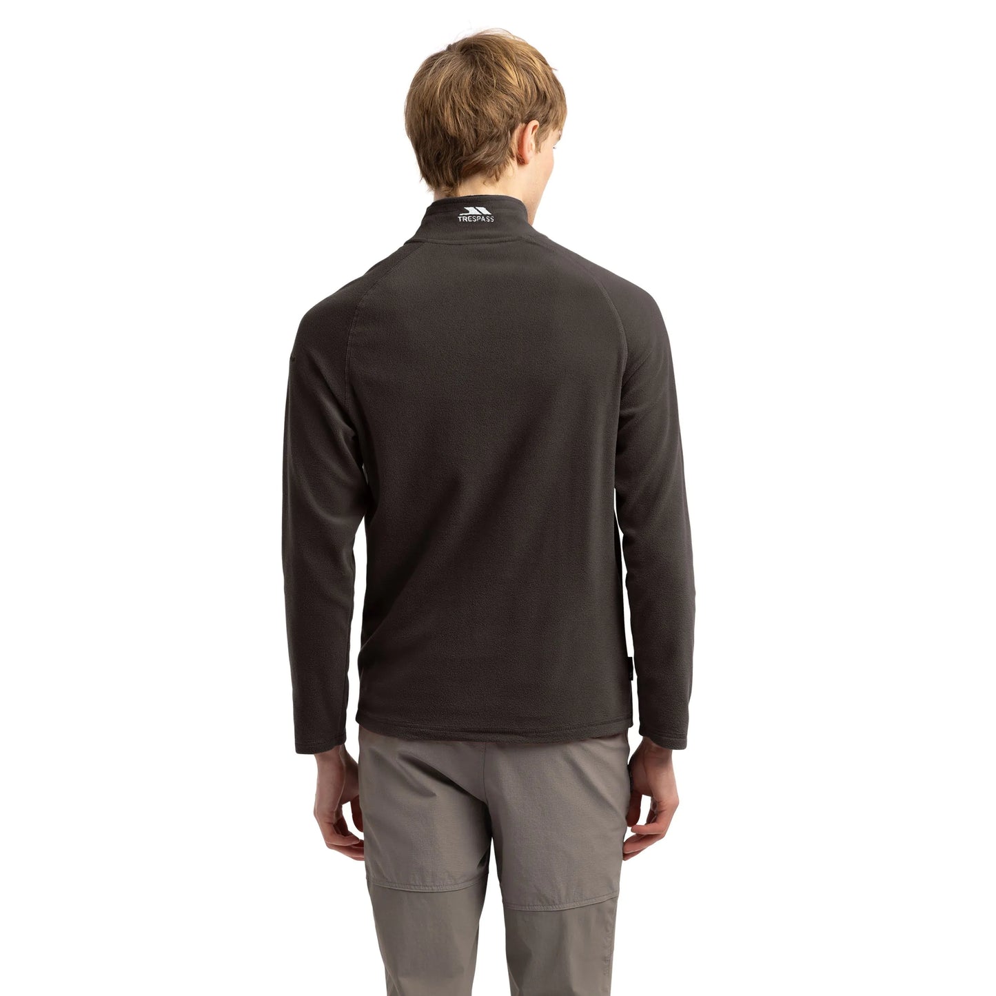 Blackford Mens Half Zip Microfleece in Black