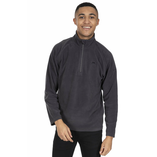 Blackford Men’s Half Zip Microfleece in Dark Grey