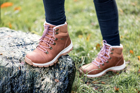 Blair Womens Waterproof Hiking Boots in Light Brown