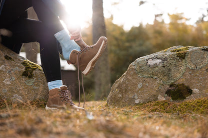 Blair Womens Waterproof Hiking Boots in Light Brown