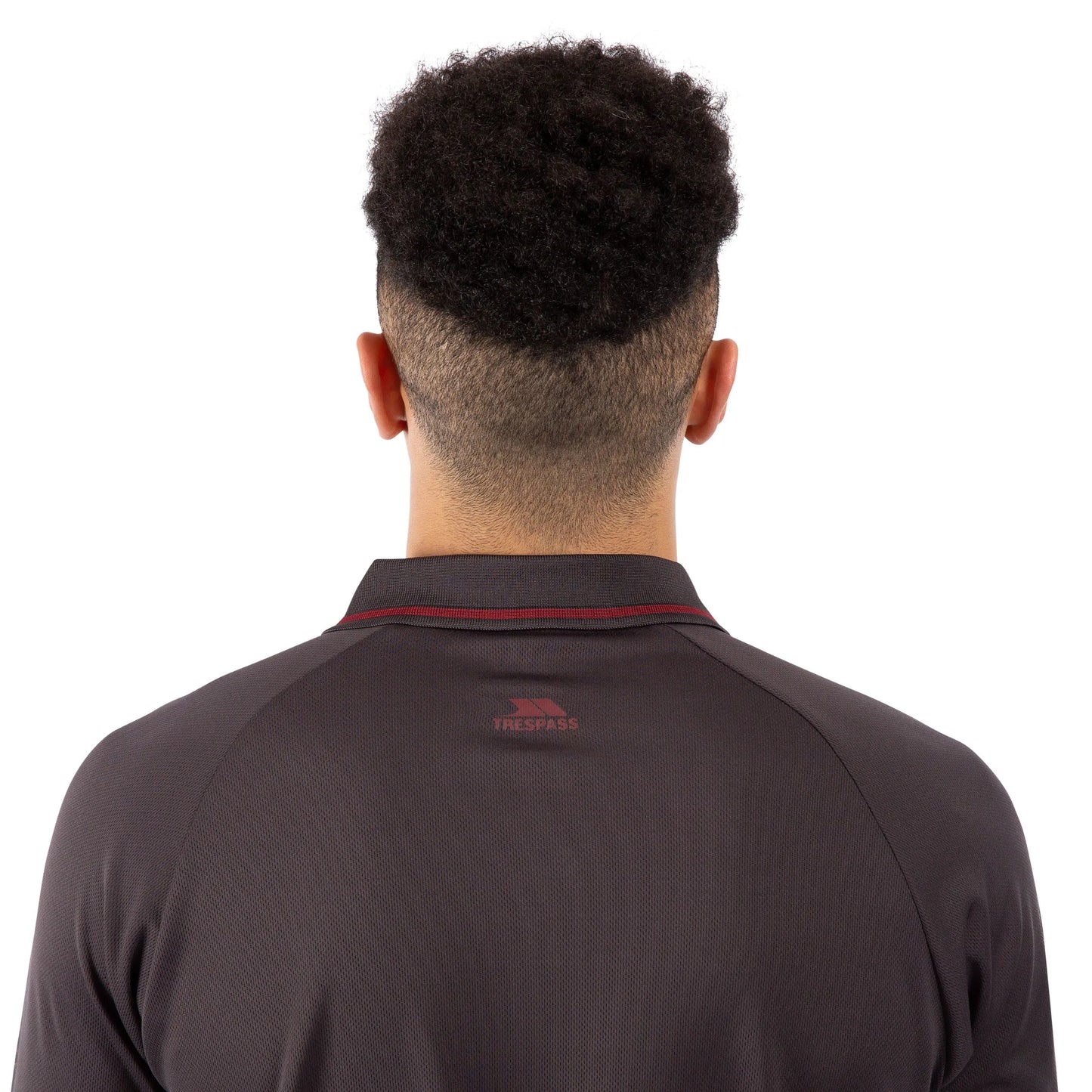 Bonington Mens Quick Dry Polo Top in Dark Grey
