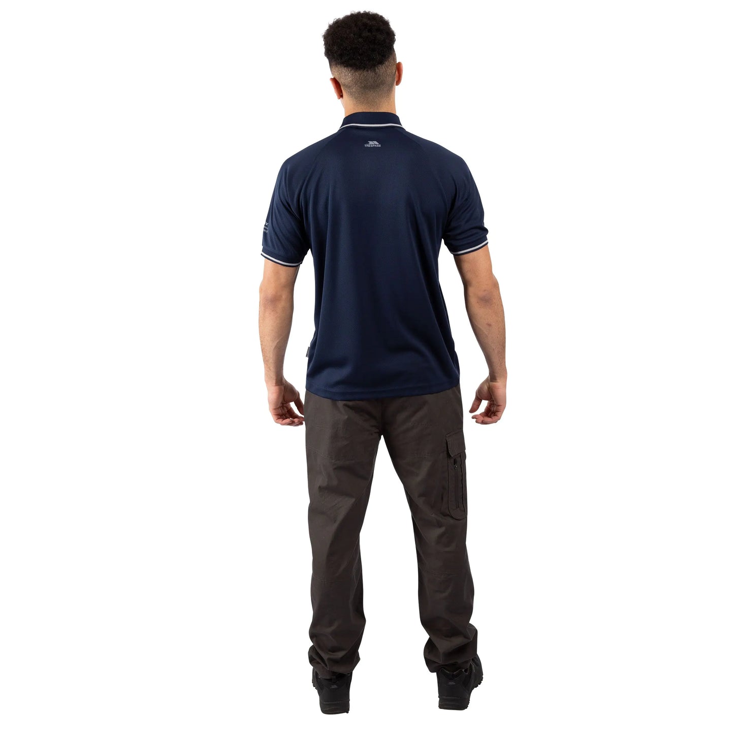 Bonington Mens Quick Dry Polo Top in Navy