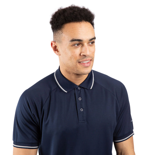 Bonington Mens Quick Dry Polo Top in Navy