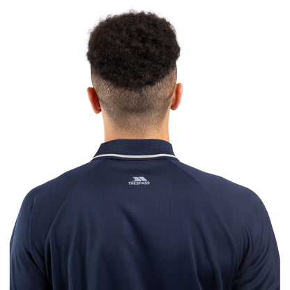 Bonington Mens Quick Dry Polo Top in Navy