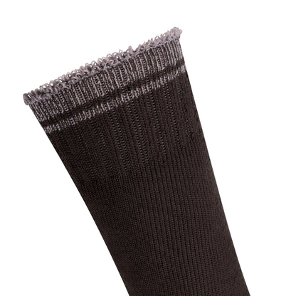 Brady Unisex DLX Bamboo Walking Socks in Charcoal