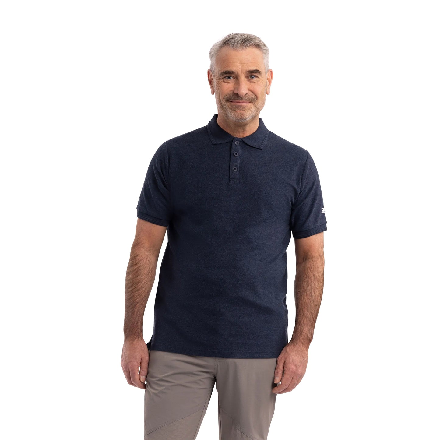 Brave Mens Polo Shirt in Navy