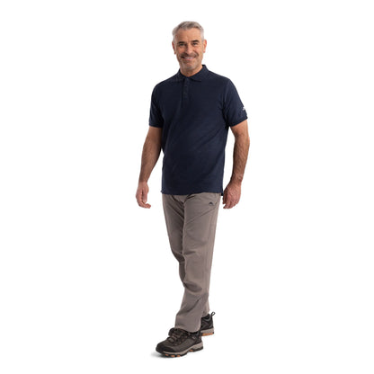 Brave Mens Polo Shirt in Navy