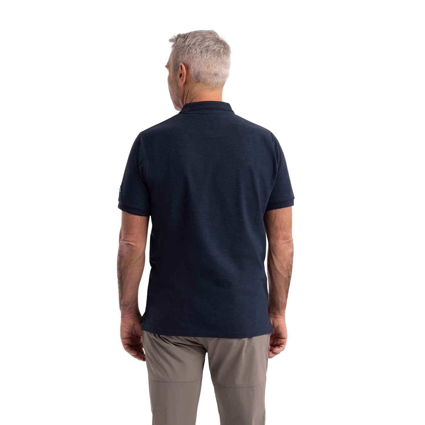 Brave Mens Polo Shirt in Navy