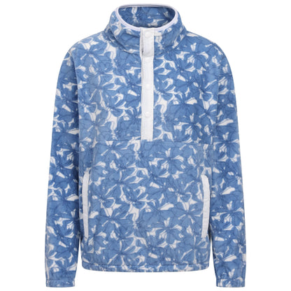 Breker Womens 1/2 Zip Fleece in Cobalt