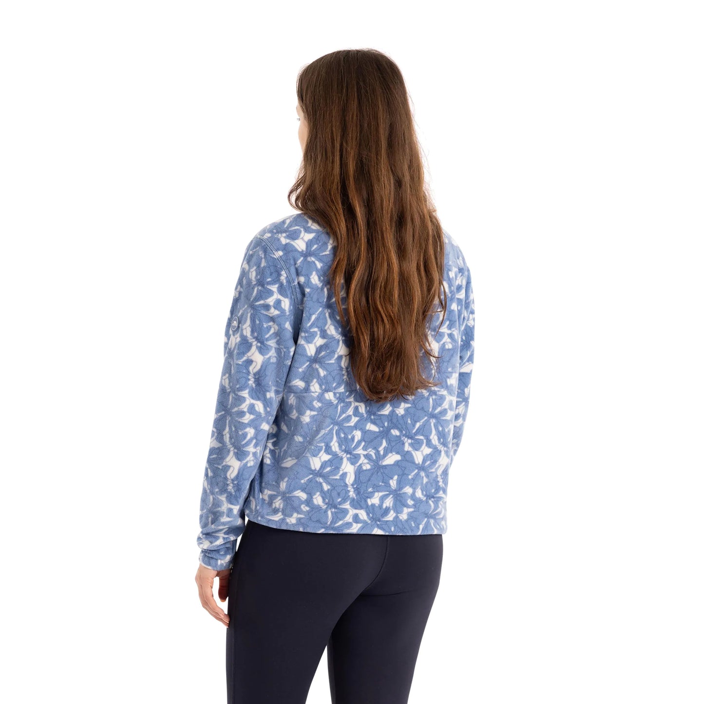 Breker Womens 1/2 Zip Fleece in Cobalt