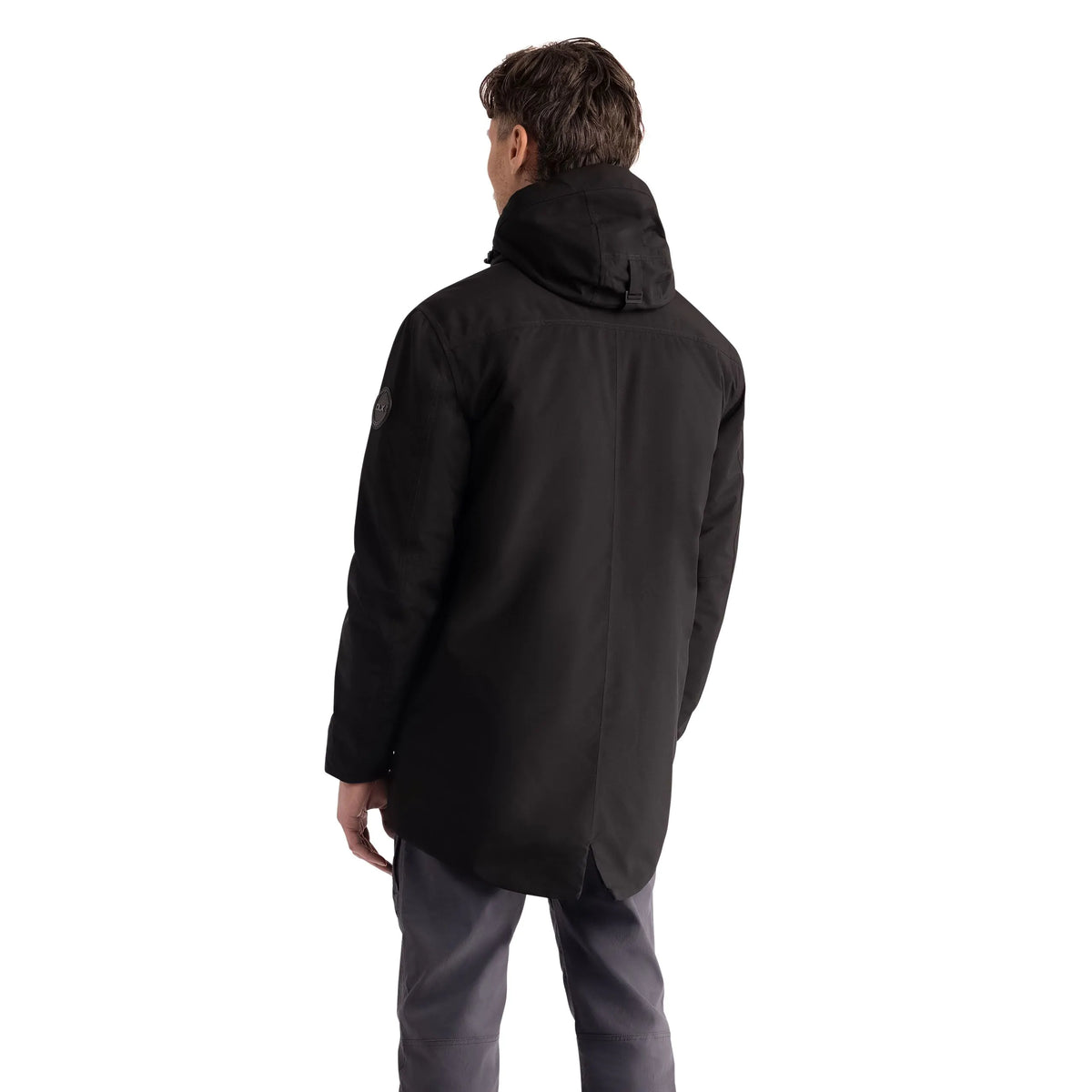Donahue Men's DLX Padded Waterproof Jacket in Black