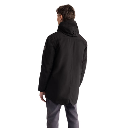 Donahue Men's DLX Padded Waterproof Jacket in Black