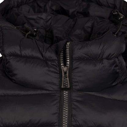 Dorothea Women's Long Puffer Coat in Black