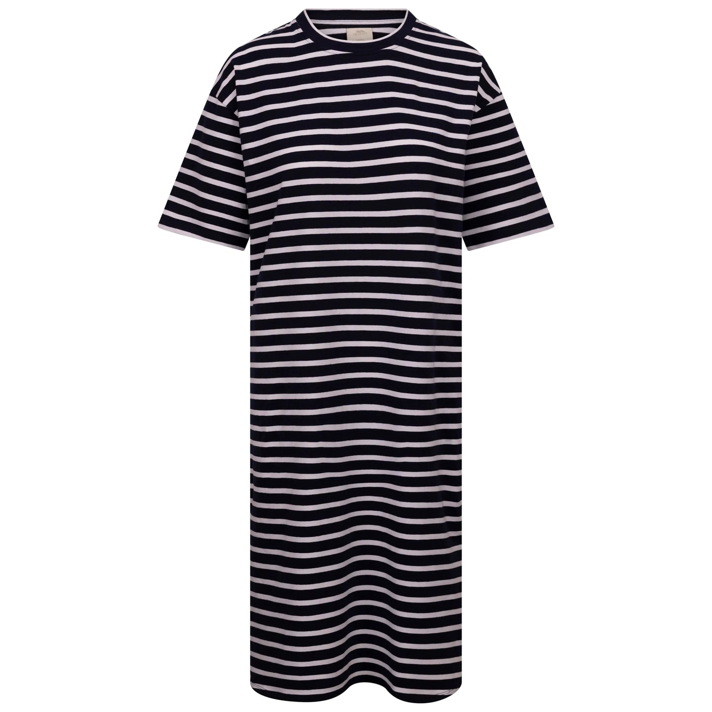 Elayna Womens Midi Dress in Navy Stripe