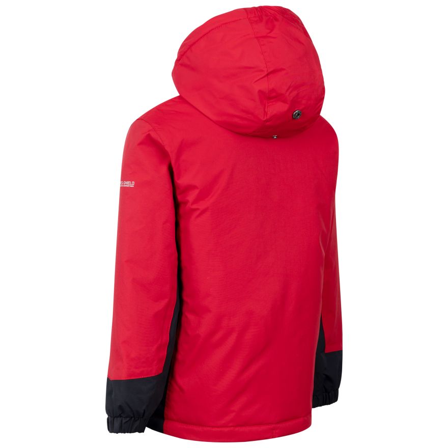 Elder Boys Padded Waterproof Jacket in Red