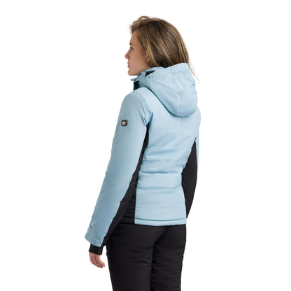 Emma Women's Waterproof Padded Ski Jacket in Blue Jade