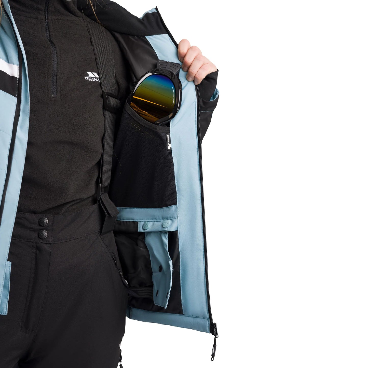 Emma Women's Waterproof Padded Ski Jacket in Blue Jade