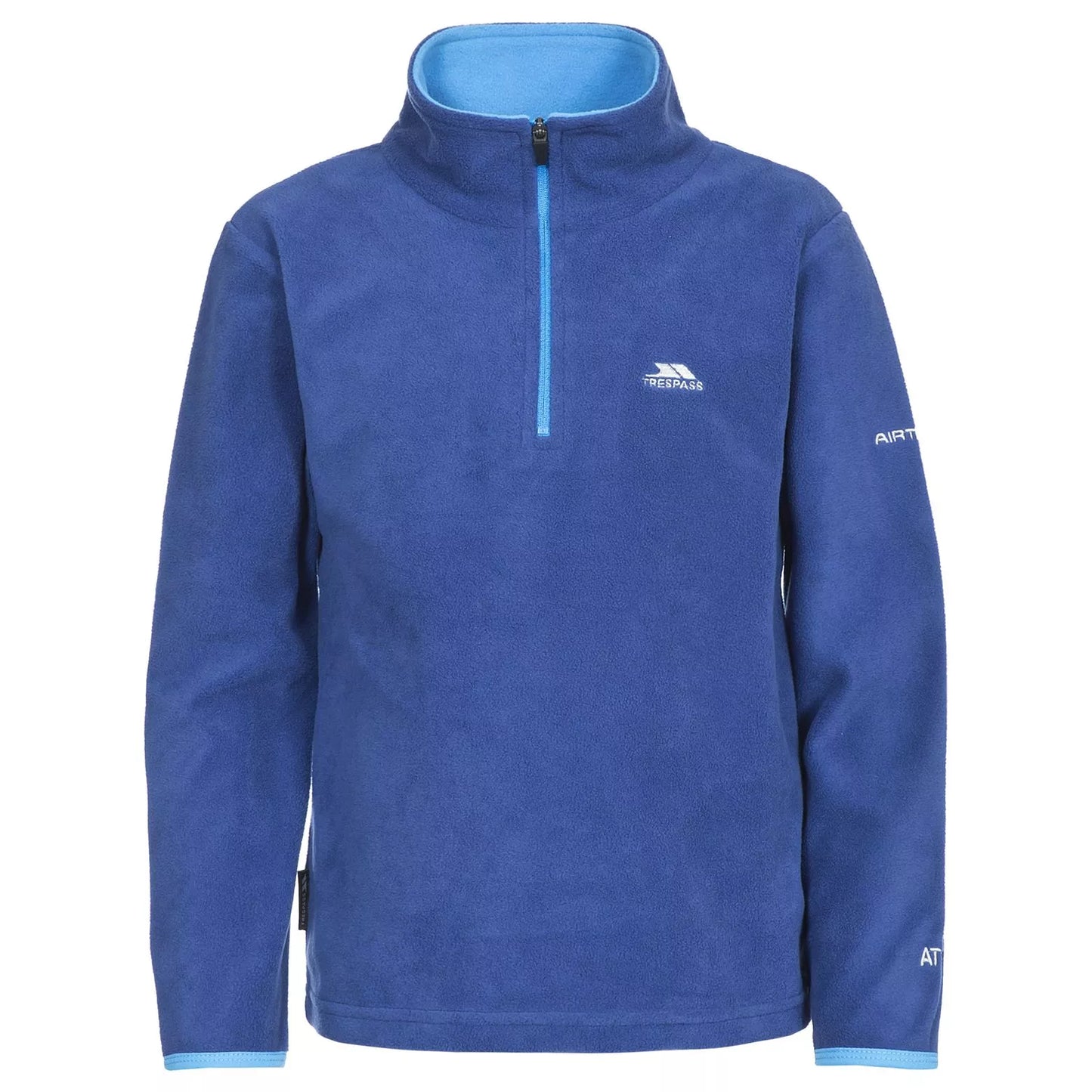 Etto Boys Half Zip Fleece in Blue