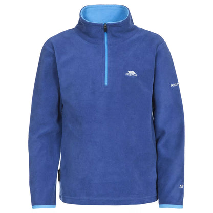 Etto Boys Half Zip Fleece in Blue