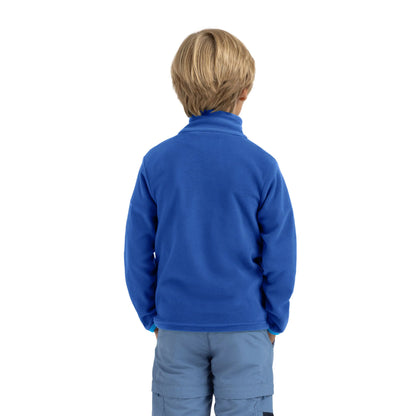 Etto Boys Half Zip Fleece in Blue
