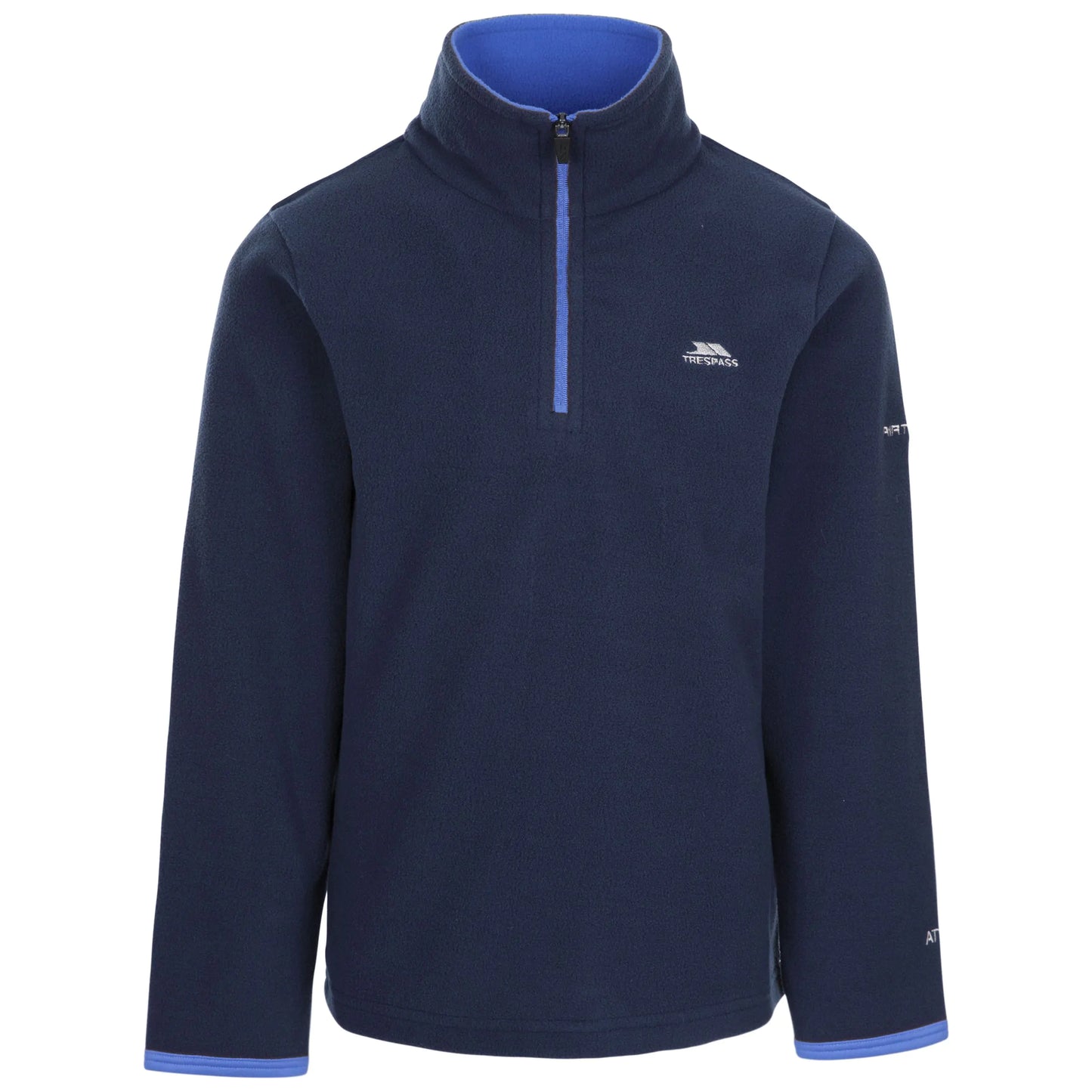 Etto Boys Half Zip Fleece in Navy Blue