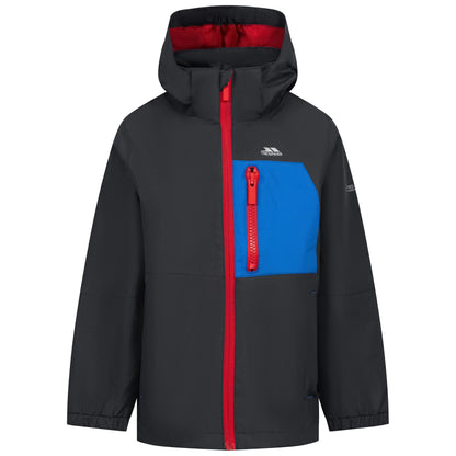 Evandor Boys Unpadded Rain Jacket in Black