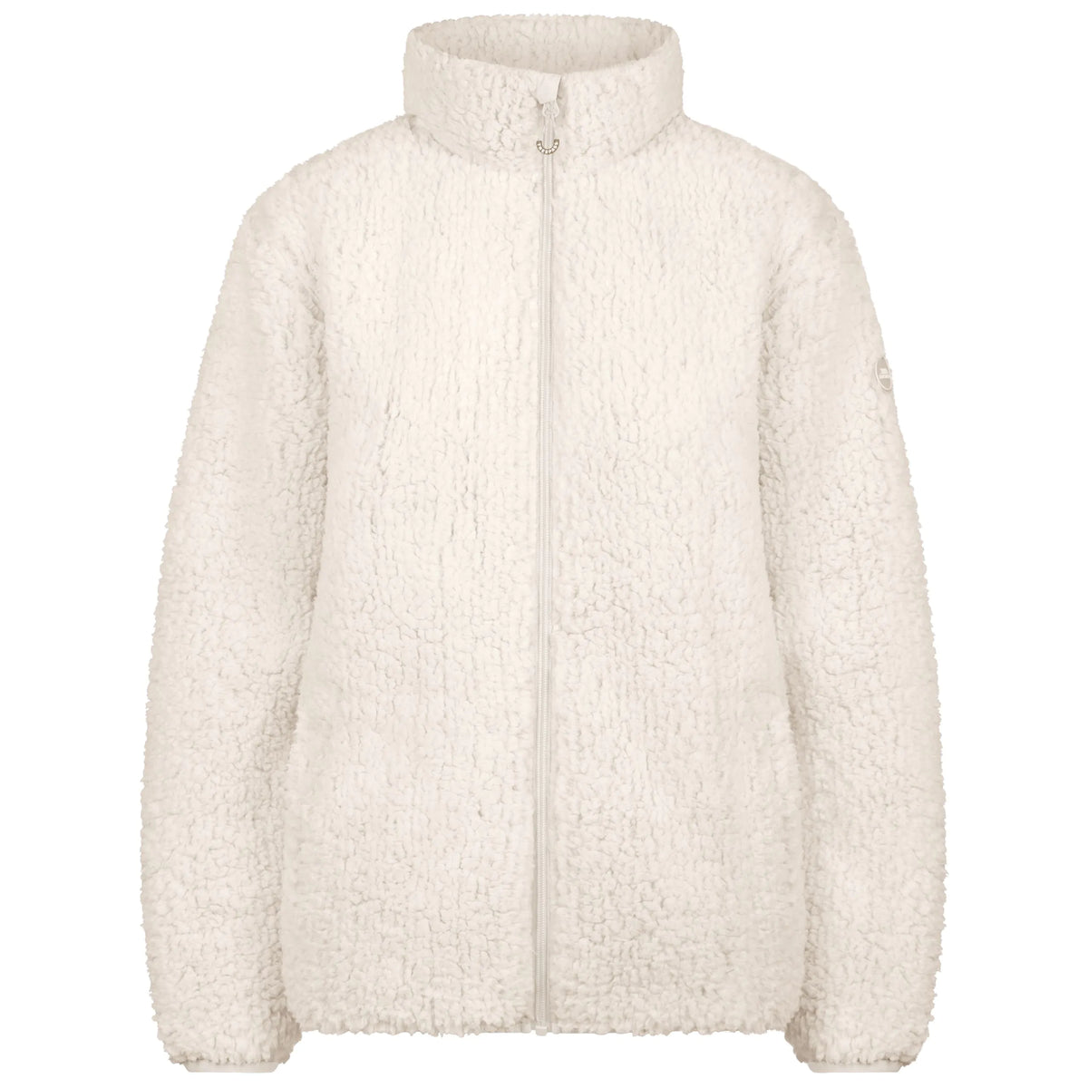 Feathery Women's Full Zip Sherpa Fleece in Ghost