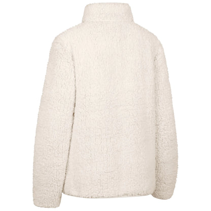 Feathery Women's Full Zip Sherpa Fleece in Ghost