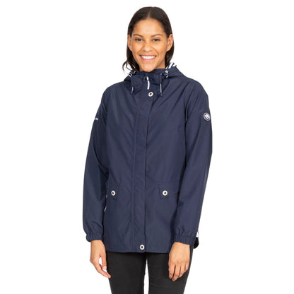 Flourish Womens Waterproof Jacket in Navy