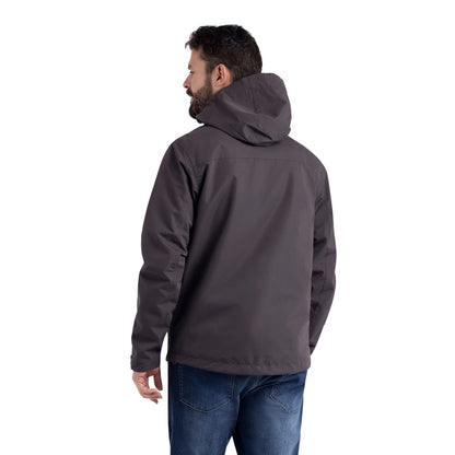 Griminish Mens Lightweight Rain Jacket in Dark Grey