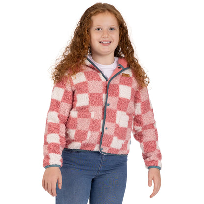 Haryll Girls Fleece in Peach Pink
