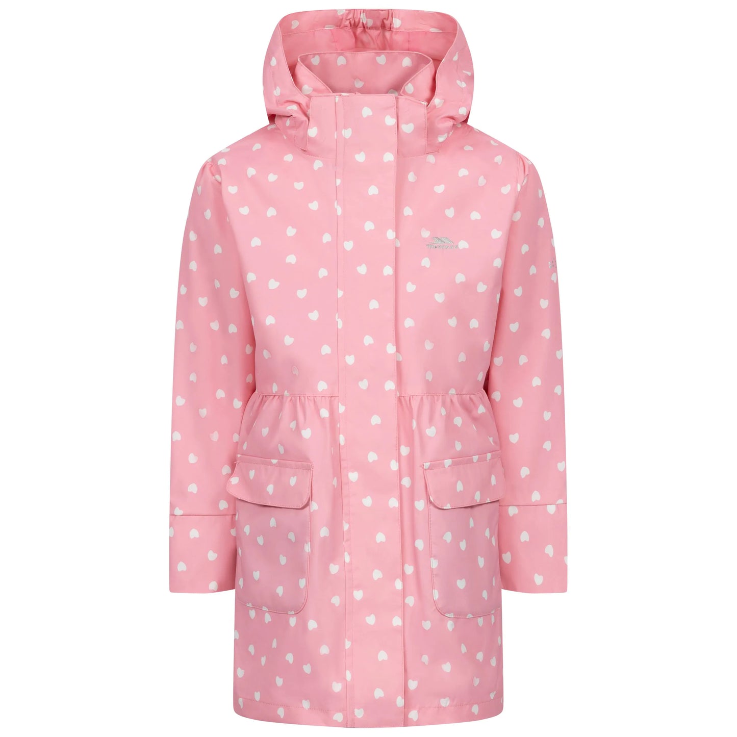 Hester Girls Waterproof Rain Jacket in Baby Pink