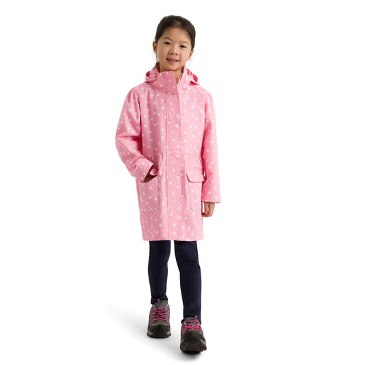 Hester Girls Waterproof Rain Jacket in Baby Pink