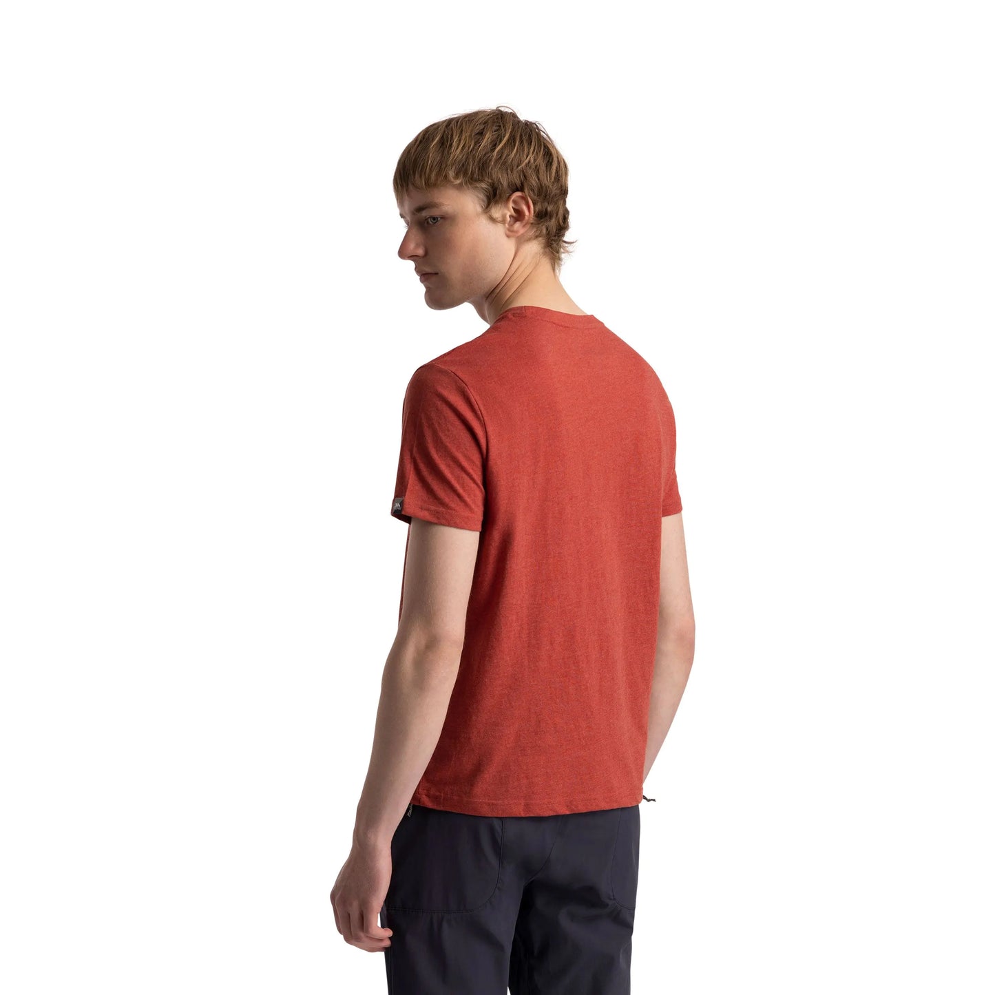 Horton Men's Wicking Quick Dry Active T-Shirt in Burnt Sienna