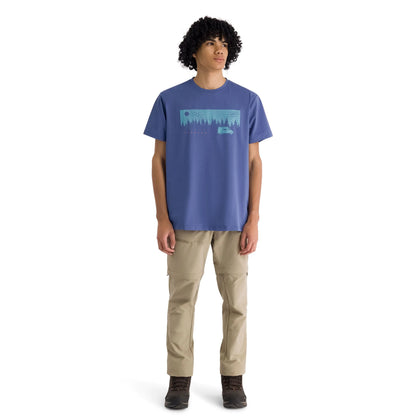 Jacub Mens Casual T-Shirt in Coastal Blue