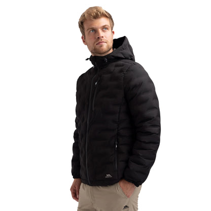 Jaymes Men's Waterproof Quilted Jacket in Black
