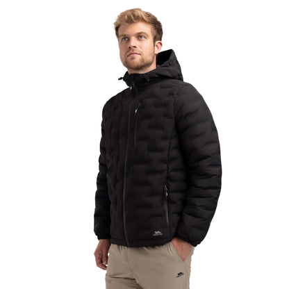 Jaymes Men's Waterproof Quilted Jacket in Black
