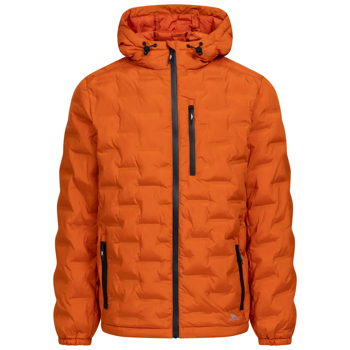 Jaymes Men's Waterproof Quilted Jacket in Orange Spice