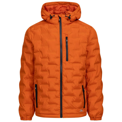 Jaymes Men's Waterproof Quilted Jacket in Orange Spice
