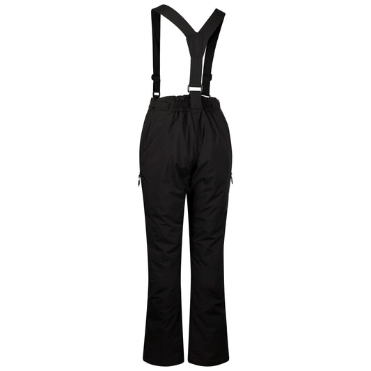 Jayne Women's Waterproof Padded Ski Trousers in Black