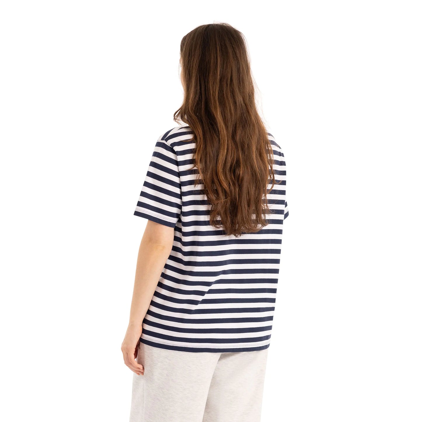 Jemima Women's Stripe T-Shirt in Navy