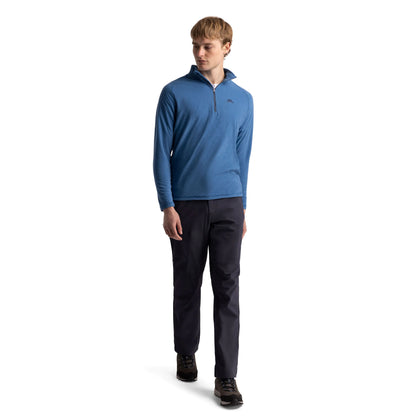 Keynote Men's Half Zip Fleece Top in Harbour Blue