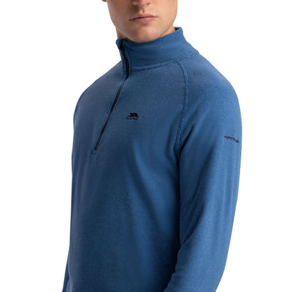 Keynote Men's Half Zip Fleece Top in Harbour Blue