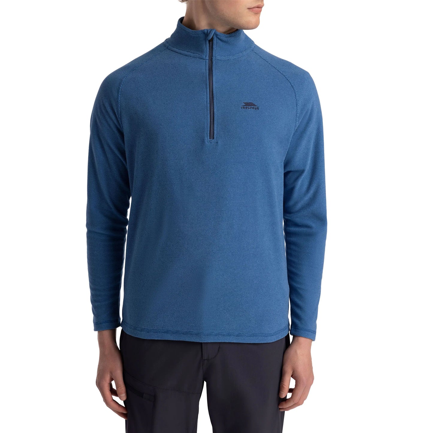 Keynote Men's Half Zip Fleece Top in Harbour Blue