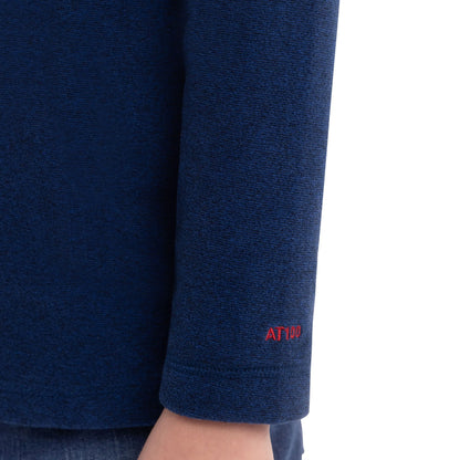 Keynote Boys Half Zip Fleece Top in Dark Blue