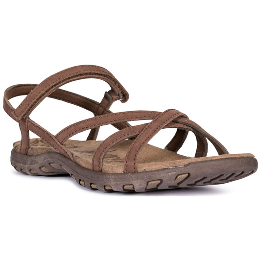 Kimbra Womens Leather Sandals in Buck